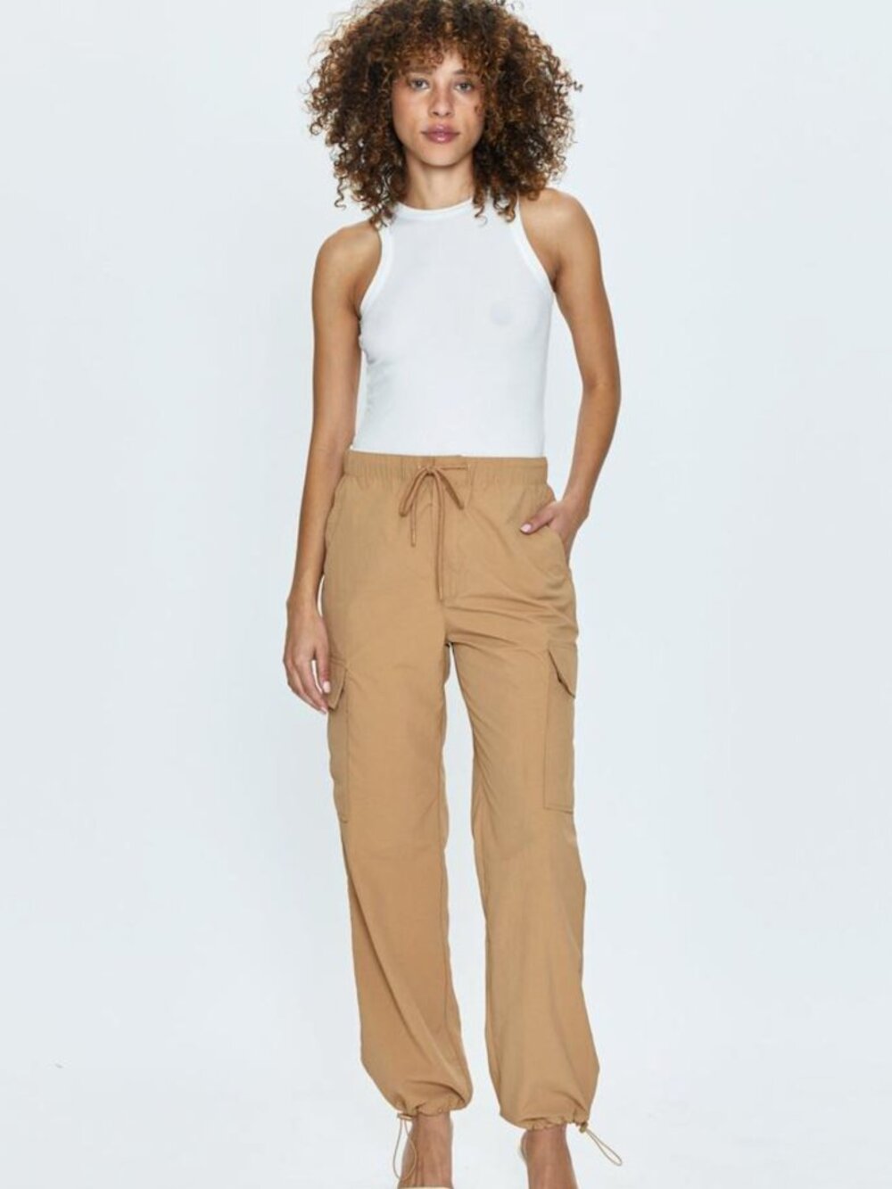 Pistola Denim Jade Cargo Camel Trouser S